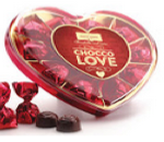 Chocco Love  konyakmeggy desszrt szív dobozban 106g